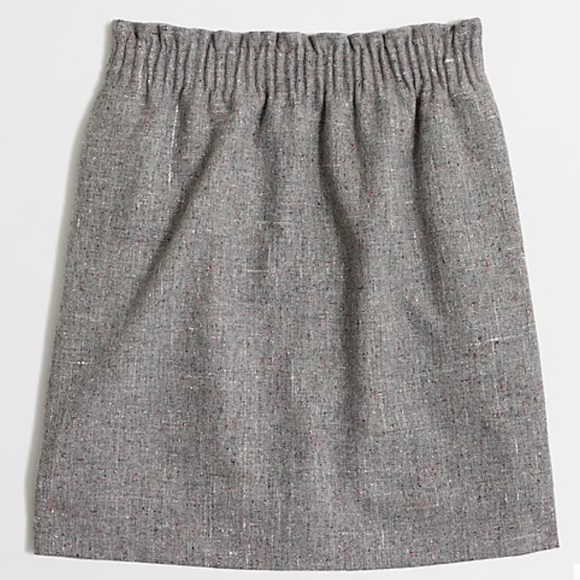 J. Crew Dresses & Skirts - J Crew Womens Mini Skirt Flecked Wool Gray Size 6